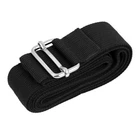 Metal Buckle Luggage Suitcase Baggage Adjustable Belt Strap Black 2M x 38mm