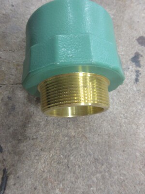 PR5522020 Uponor Brass Male Threaded Adapter, 2'' PP-RCT x 2'' NPT