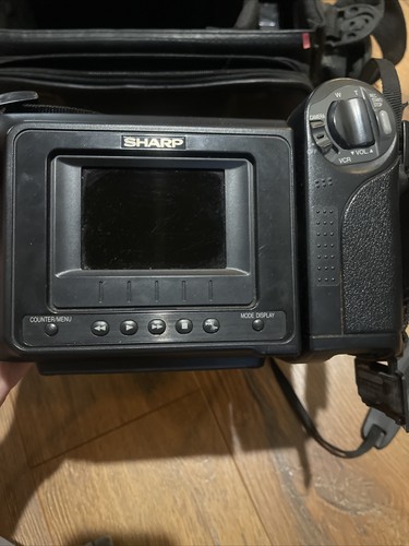 SHARP 8 VIEWCAM VL-E37U Black HI-FI MONAURAL 8mm Video Camcorder Untested As-is - Picture 6 of 10