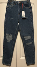 BDG URBAN OUTFITTERS MOM HIGH WAISTED TAPERED LEG JEANS NWT SZ 27W-32L