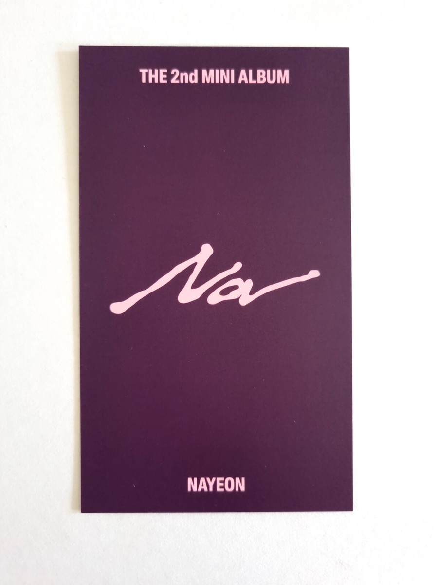 【直筆サイン】　NAYEON 2nd mini album NA 直筆サイン】 NAYEON 2nd mini album NA