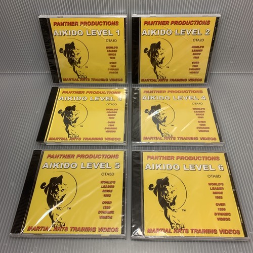 Panther Productions Martial Arts Training Video 6 DVD Set ~ Aikido