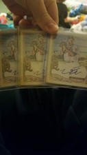 3 Card Topps Gypsy Queen Jose DeLeon Nameplate Variation Auto Lot Autograph /35