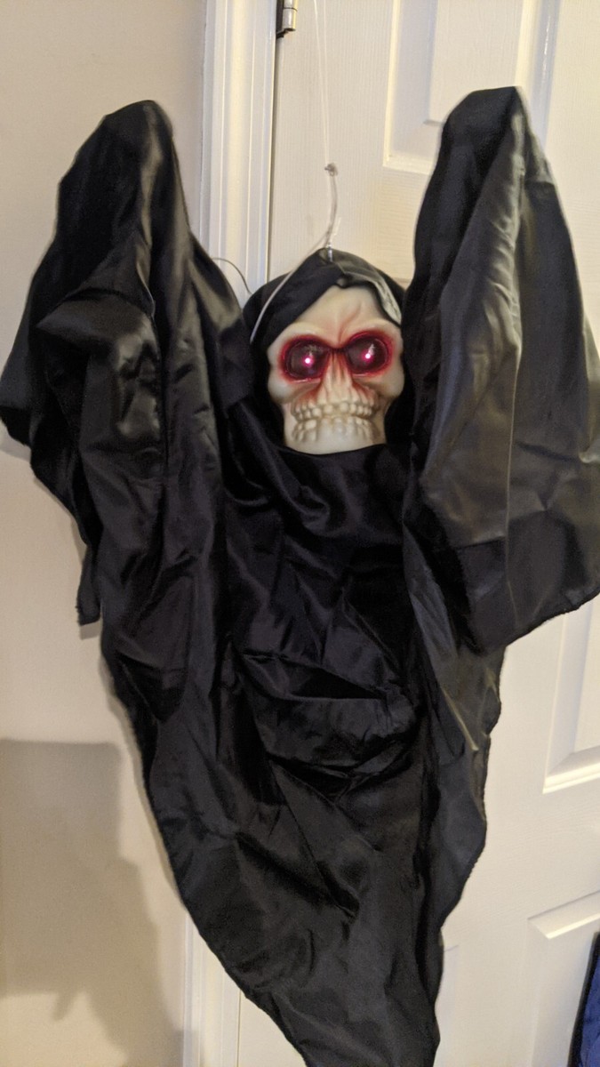 Gemmy Halloween Floating Grim Reaper Sound Activated Animated