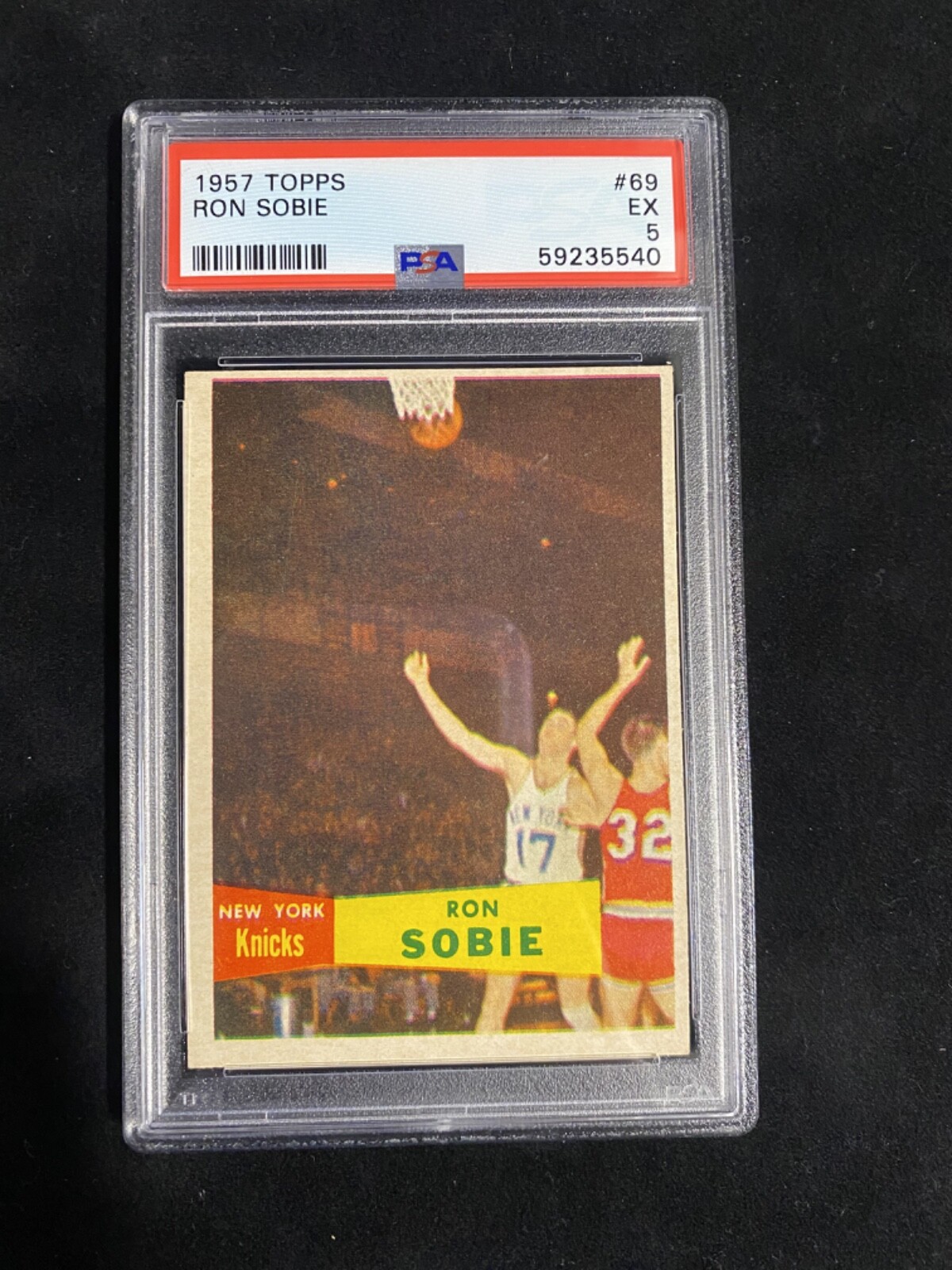 1957 Topps  Ron Sobie  #69  PSA 5  - EX