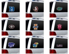 NCAA DIE-CUT Window Film by Fremont Die -Select- Team Below