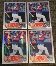 2023 Topps Chrome Masataka Yoshida 4 Card Lot - 1 Hyper Prism Refractor & 3 Base