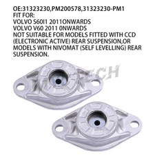 2pcs For Volvo S60 V60 Rear Shock Absorber Strut Mount 2011-2018 31323230 New