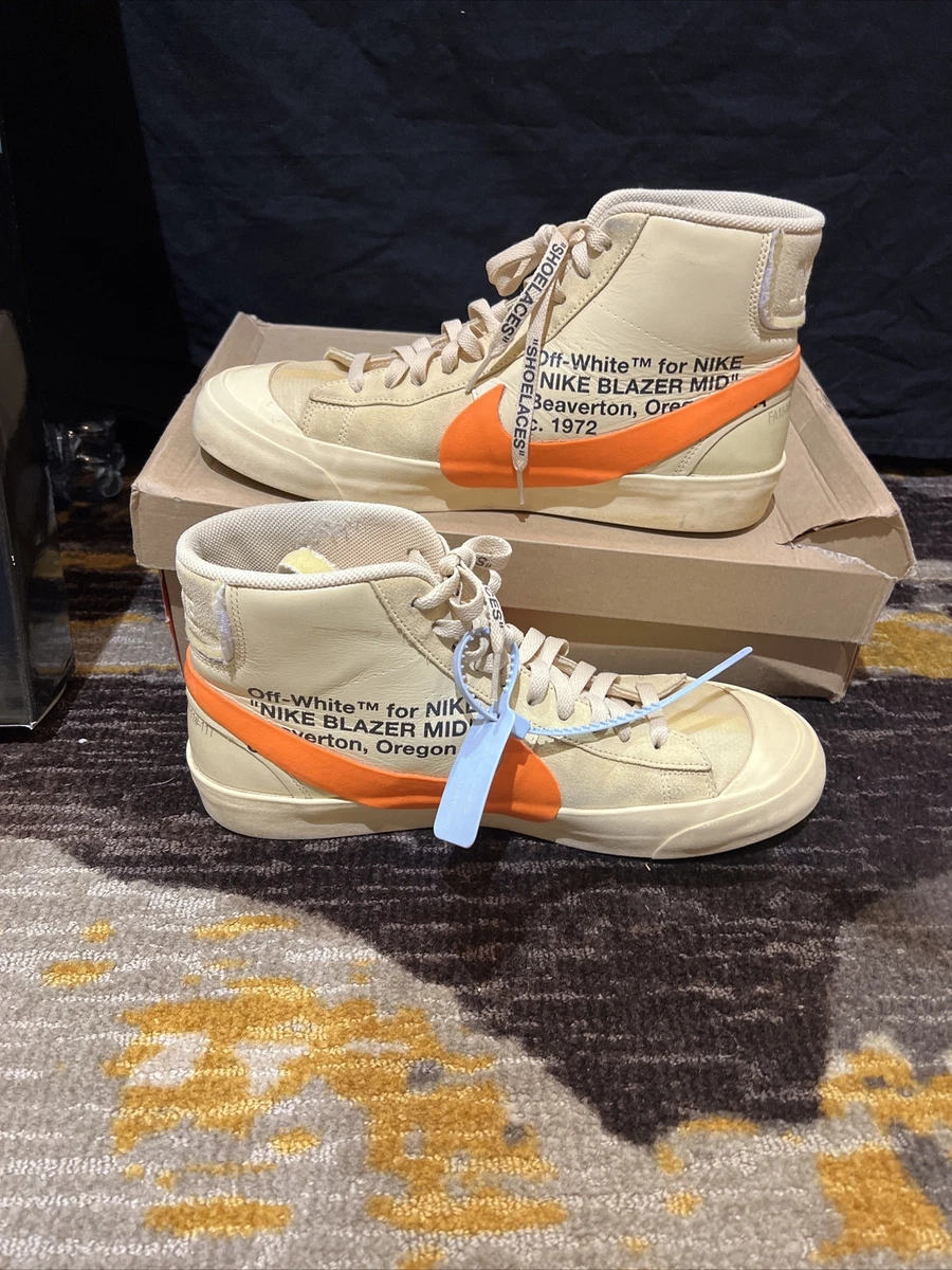Off white nike blazer orange 2025