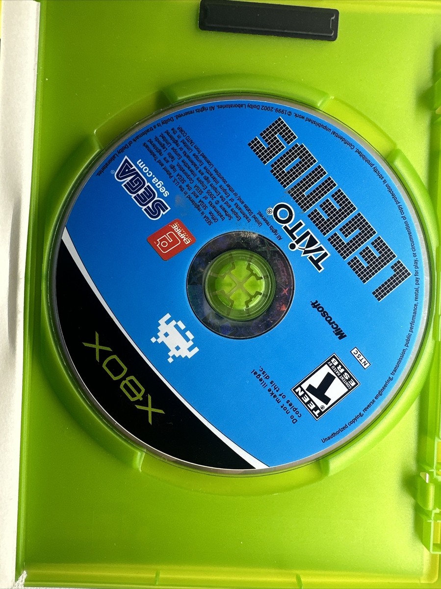 Taito Legends (Xbox, 2005) Complete & Tested Space Invaders +