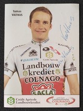 10319 Tomas Vaitkus LTU Radsport Autogrammkarte original signiert