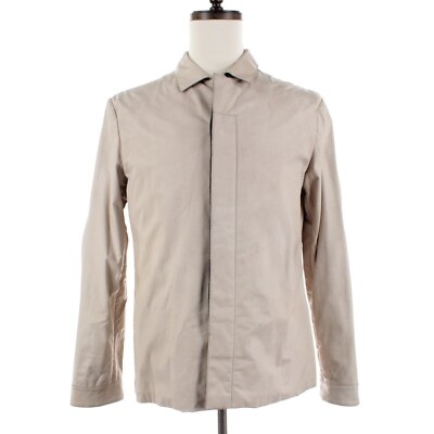 Hettabretz NWD 100% Kidskin Leather Jacket Size 50 (~ Medium US) In Light Gray