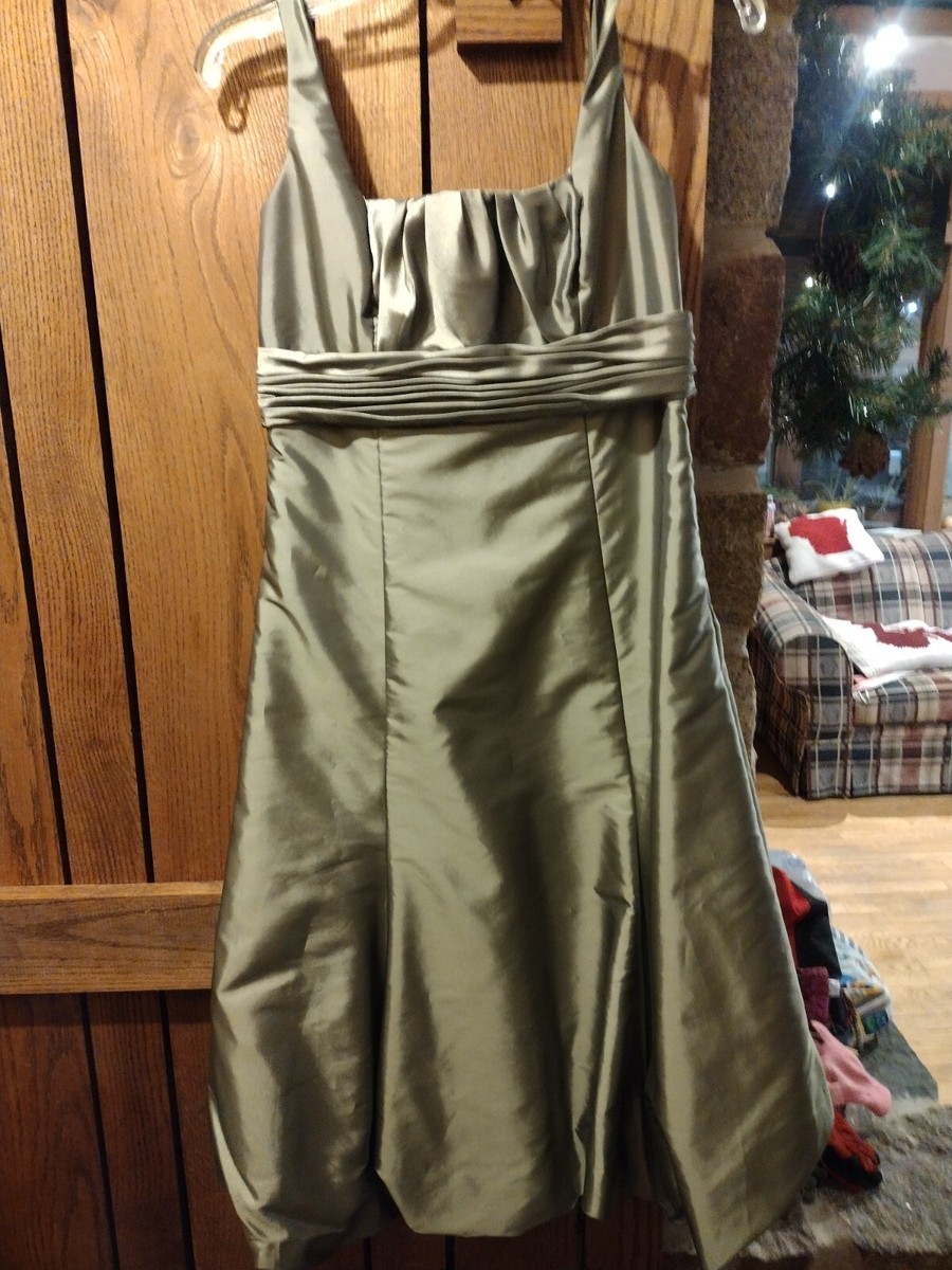 Dessy Collection Sage Green Formal/Bridesmaid Dress 2060 Sz. 6 | eBay