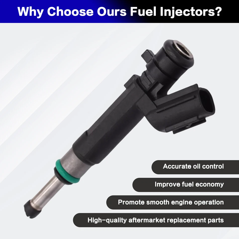 8x Fuel Injectors Fits for 2012-2019 Nissan Versa 1.6L 16600-1KT0A New Foto 3 de 4