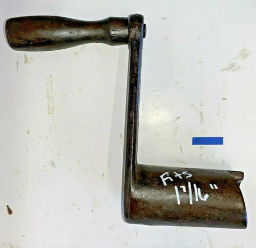 Cast Iron Hand Start Crank Handle Hit Miss Stationary Engine Fit 1 7/16” D Shaft - Picture 1 of 12