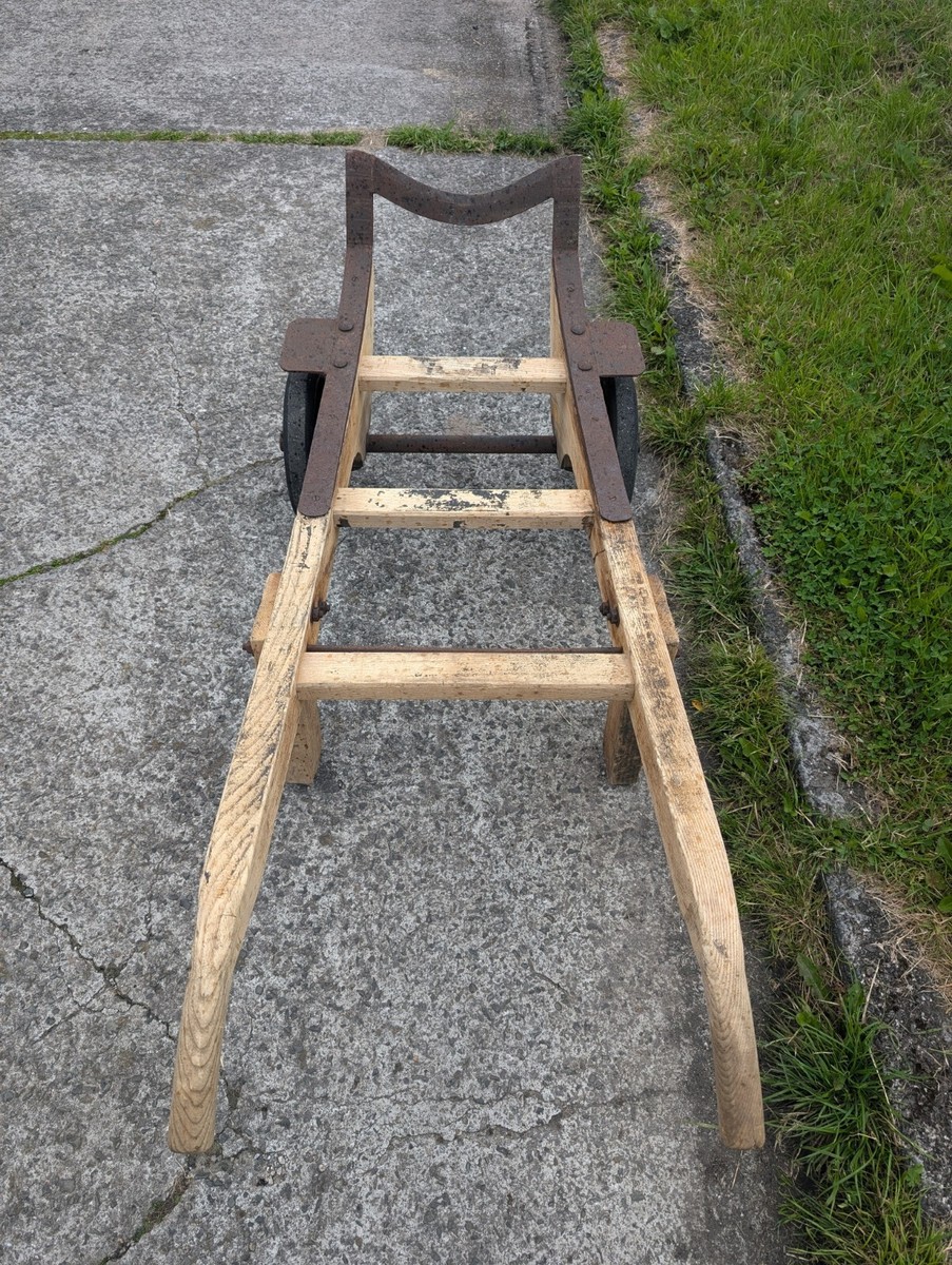 Vintage Wooden Slingsby Sack Truck Trolley Warehouse Trolley