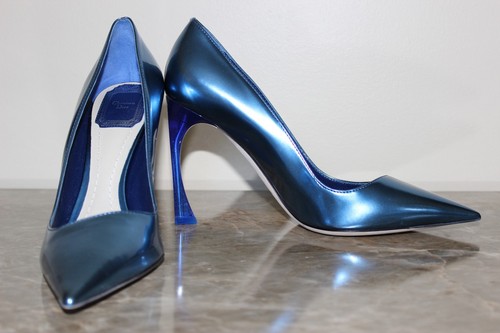 blue dior heels