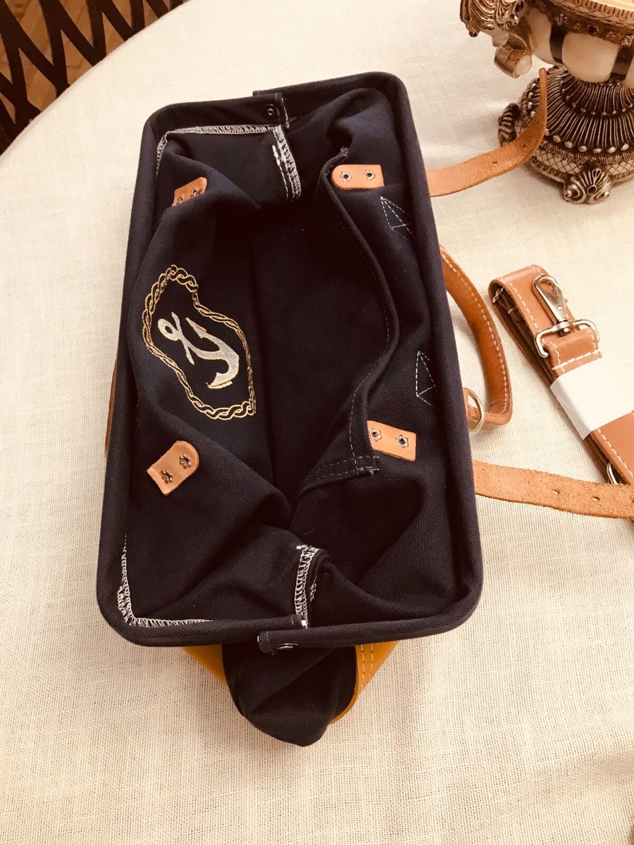 バッグ HERITAGE LEATHER/MASON BAG HERITAGE LEATHER CO. Leather / Canvas Briefcase / Mason Bag