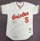 BROOKS ROBINSON Signed Baseball JERSEY Baltimore Orioles Autograph BAS COA