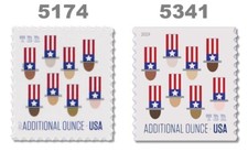 5174 and 5341 US Uncle Sam s Hat Additional Ounce Set 2017 2019 MNH - Buy Now