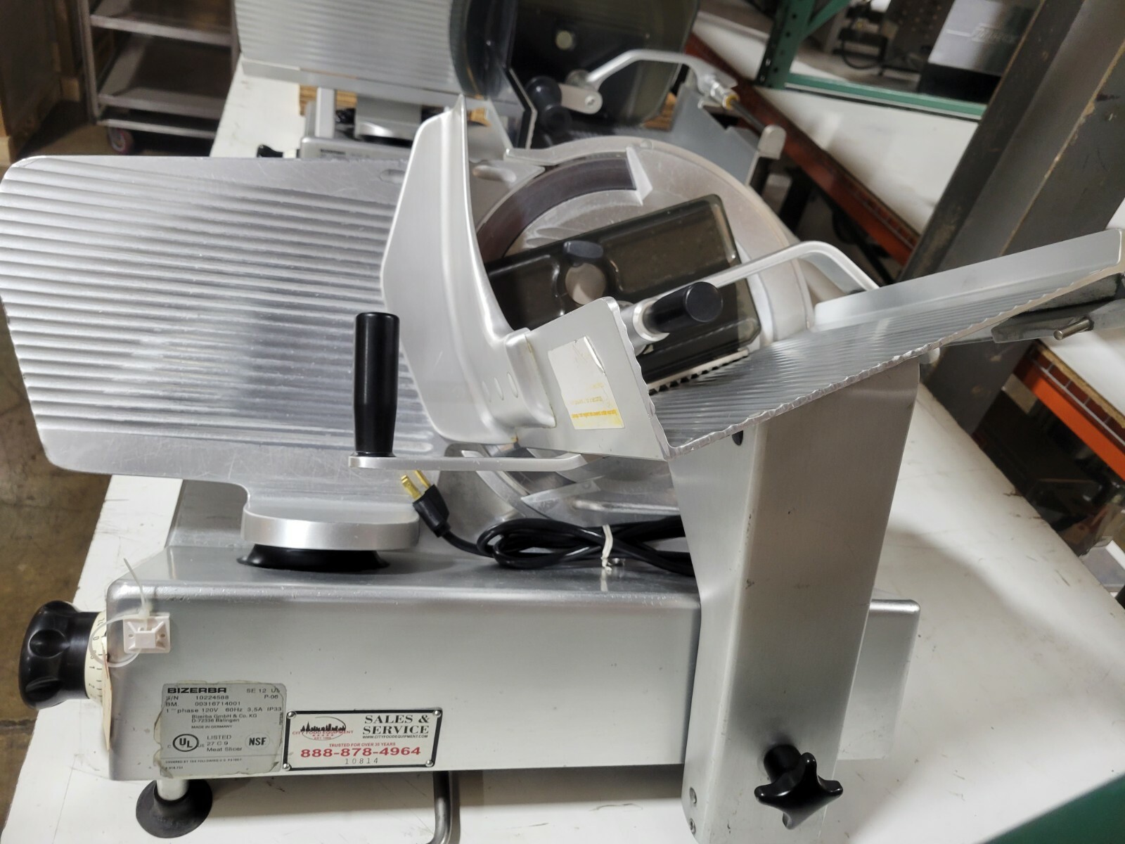 Bizerba SE12 Manual Commercial Deli Meat Slicer eBay