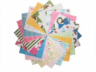 20 10 Inch A Wooley Garden Layer Cake Quilting Fabric Squares by Benartex