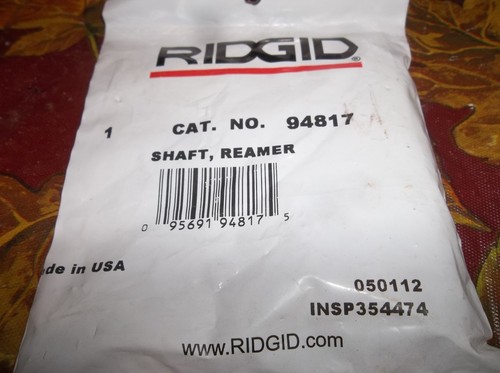 Alesatore albero Ridgid 94817 nuovo per macchina da taglio e preparazione rame 122, 122xl - Foto 1 di 2
