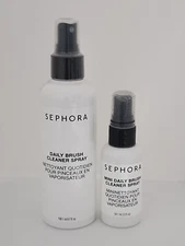 Sephora Collection Daily Brush Cleaner Quick Drying 6.7 Fl oz Spray + Mini New