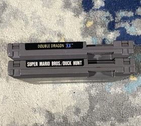 Double Dragon II: The Revenge + Super Mario Bros (Nintendo NES, 1990) AUTENTICO