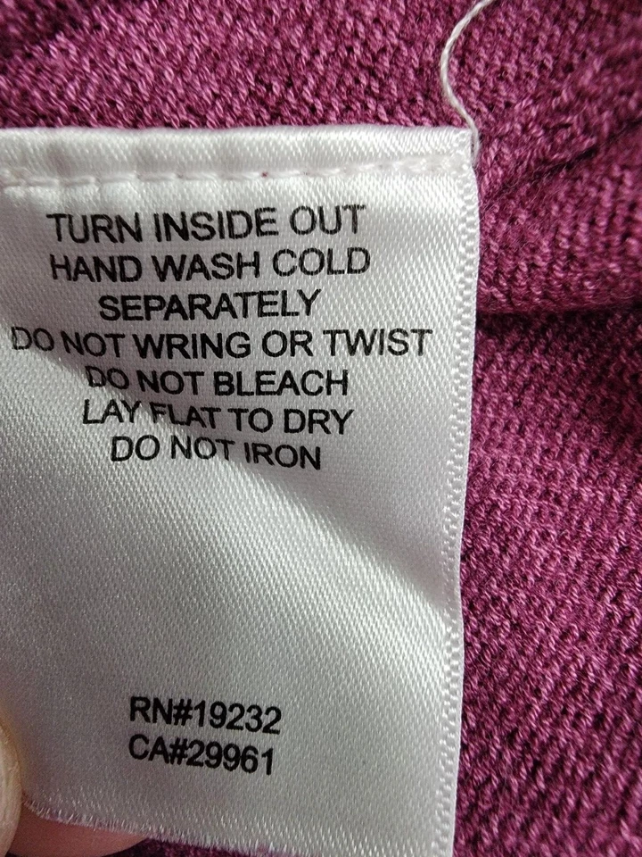 Alfred Dunner 女式毛衣衬衫上衣,尺寸 1X 紫色金色 — 第 3/4 张图片