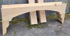 Rundbogen f&uuml;r Innenr&auml;ume  Fichte  Handarbeit gehackt