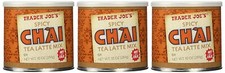 3 Packs Trader Joe's Spicy Chai Tea Latte Mix 10 oz Each Pack, Total 30 oz