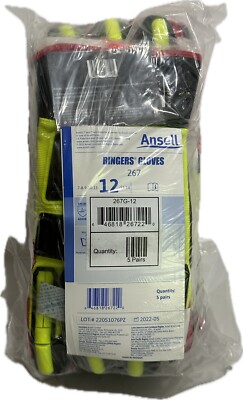 5 Pair Ringers 267 Roughneck Oil Rig Work Gloves Impact/Cut/Slip Resistant  2XL