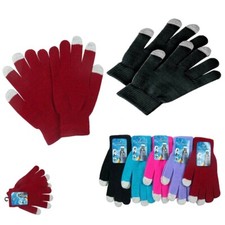 12 Pairs Men Women Magic Winter Touch Screen Gloves Smart Phone Tablet Mitten