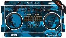 Pioneer DDJ-REV1 Skin Camo Blue Protective Decal StyleFlip Skins