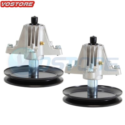 2PK Spindle Assembly w/ Bolts for MTD Troy-Bilt 46'' Deck 918-06989 618-06989