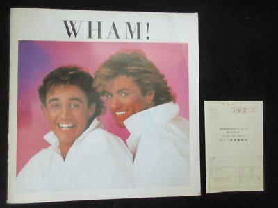 Wham ! 1985 Japan Tour Book Concert Program George Michael Make It