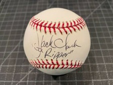 JACK THE RIPPER CLARK GIANTS CARDINALS YANKEES SINGLE SIGNED MINT BASEBALL JSA