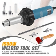 Professional Hot Air Plastic Gun 1500W Heating Gun Welder Tool with Nozzles