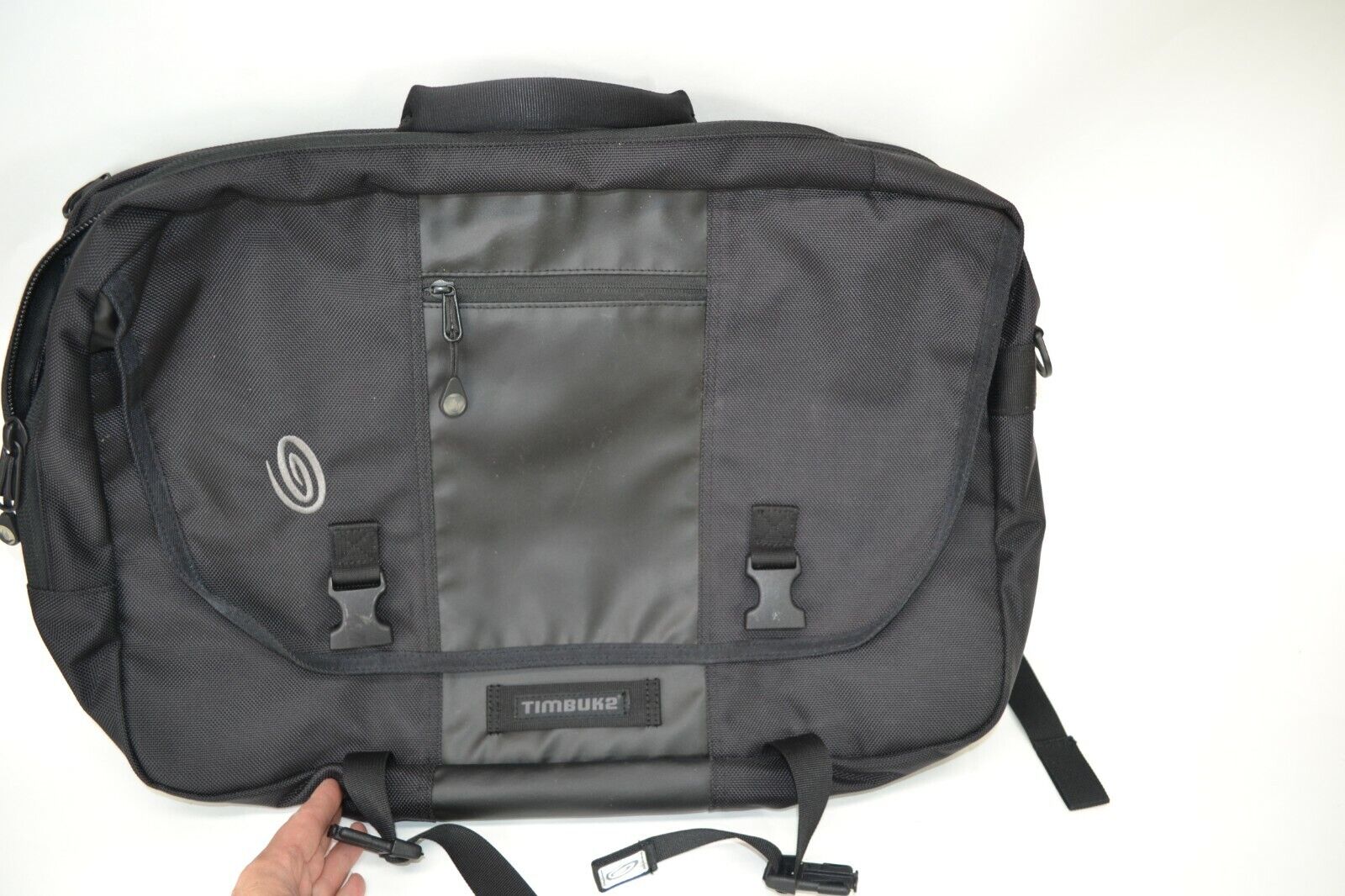 Timbuk2 Black Backpack Messenger Laptop Tablet Bag Briefcase