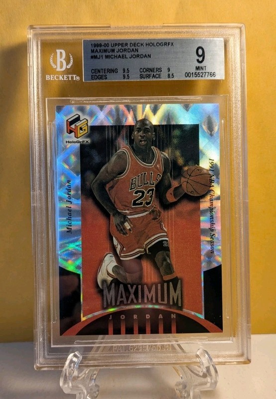 1999-00 Upper Deck HoloGrFX - Maximum Jordan Michael Jordan #MJ1 BGS 9 MINT GOAT