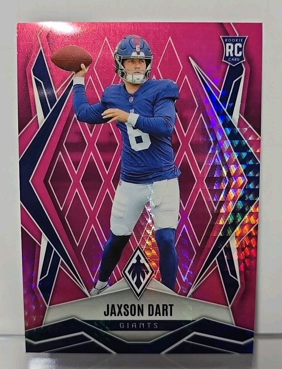 2025 Panini Phoenix #200 Jaxson Dart Pink Hyper Prizm 66/299