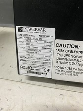 Ametek Powervar 17202-51R Part Number 