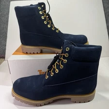 Timberland x American Eagle 6" Classic Boot Indigo Suede Comfort Laces Men Sz 12