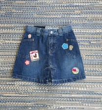 Baby GAP Farm-Themed Denim Jean Skirt, 2T, Adjustable Waist Vintage 2005 NWT