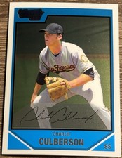 Charlie Culberson 2007 Bowman Draft Picks & Prospects #BDPP52 Giants MLB