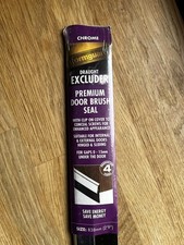 Stormguard Wykluczanie przeciągów Chrom do drzwi zapieczętowanych oryginalne opakowanie i nieużywany