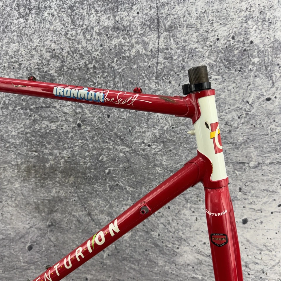 Vintage Centurion Ironman Dave Scott Tange 1 Road Bike Frame 56cm Japan 700c - Image 2 of 4