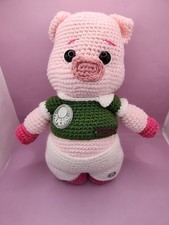 NEW Palmeiras Amigurumi Pig 9" Handmade Soccer Plush