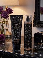 Bath Body Works Into The Night Duo Mist 8 fl oz Body Cream 8 oz New